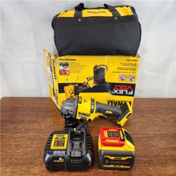 AS-IS DEWALT 60V MAX FLEXVOLT Brushless Cordless Grinder with Kickback Brake Kit