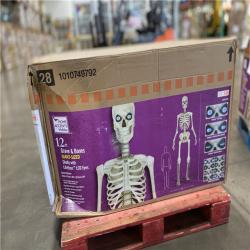 DALLAS LOCATION - Home Accents Holiday 12 ft. Giant-Sized Skelly