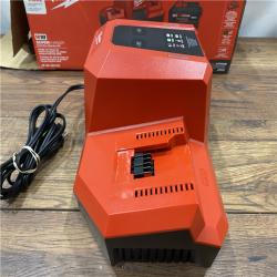 AS IS M18 18V Lithium-Ion REDLITHIUM FORGE 8.0 Ah Battery Pack with M18 18V Dual Bay Simultaneous Super Charger