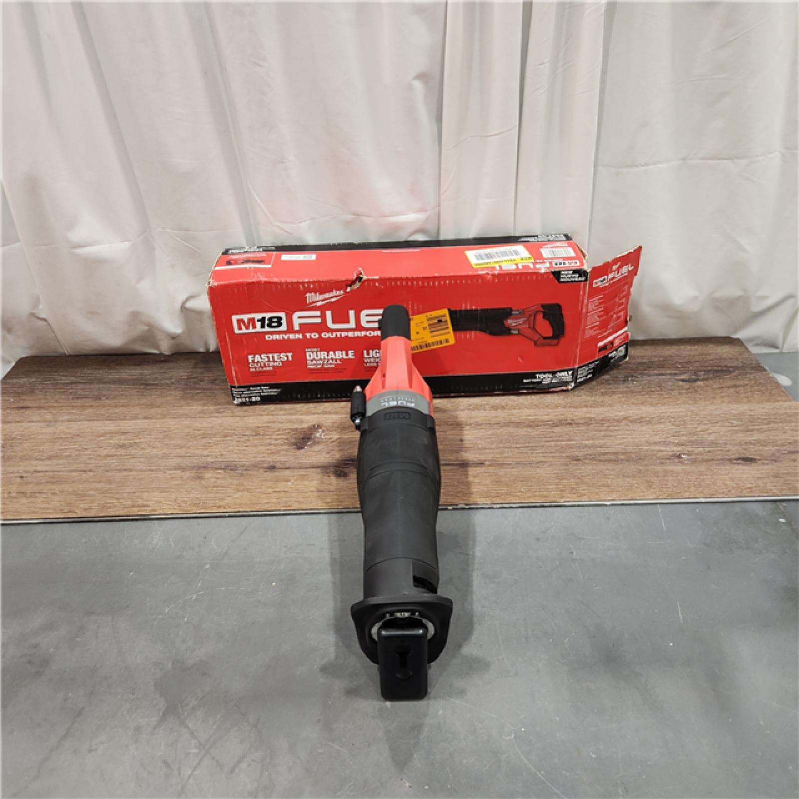 AS IS Milwaukee M18 18V Fuel Sawzall 1-1/4  Reciprocating Saw Cordless Lithium-Ion Brushless 2821-20