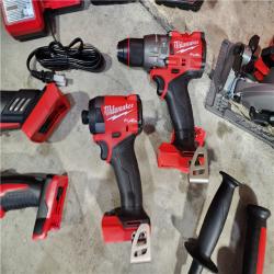 HOUSTON LOCATION - AS-IS (APPEARS LIKE NEW) Milwaukee  M18 FUEL 5-TOOL COMBO KIT