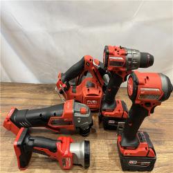 AS IS Milwaukee  M18 FUEL 5-TOOL COMBO KIT