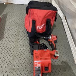 Houston location AS-IS Milwaukee M18 3601-22CT Drill/Driver Kit  Battery Included  18 V  1/2 in Chuck