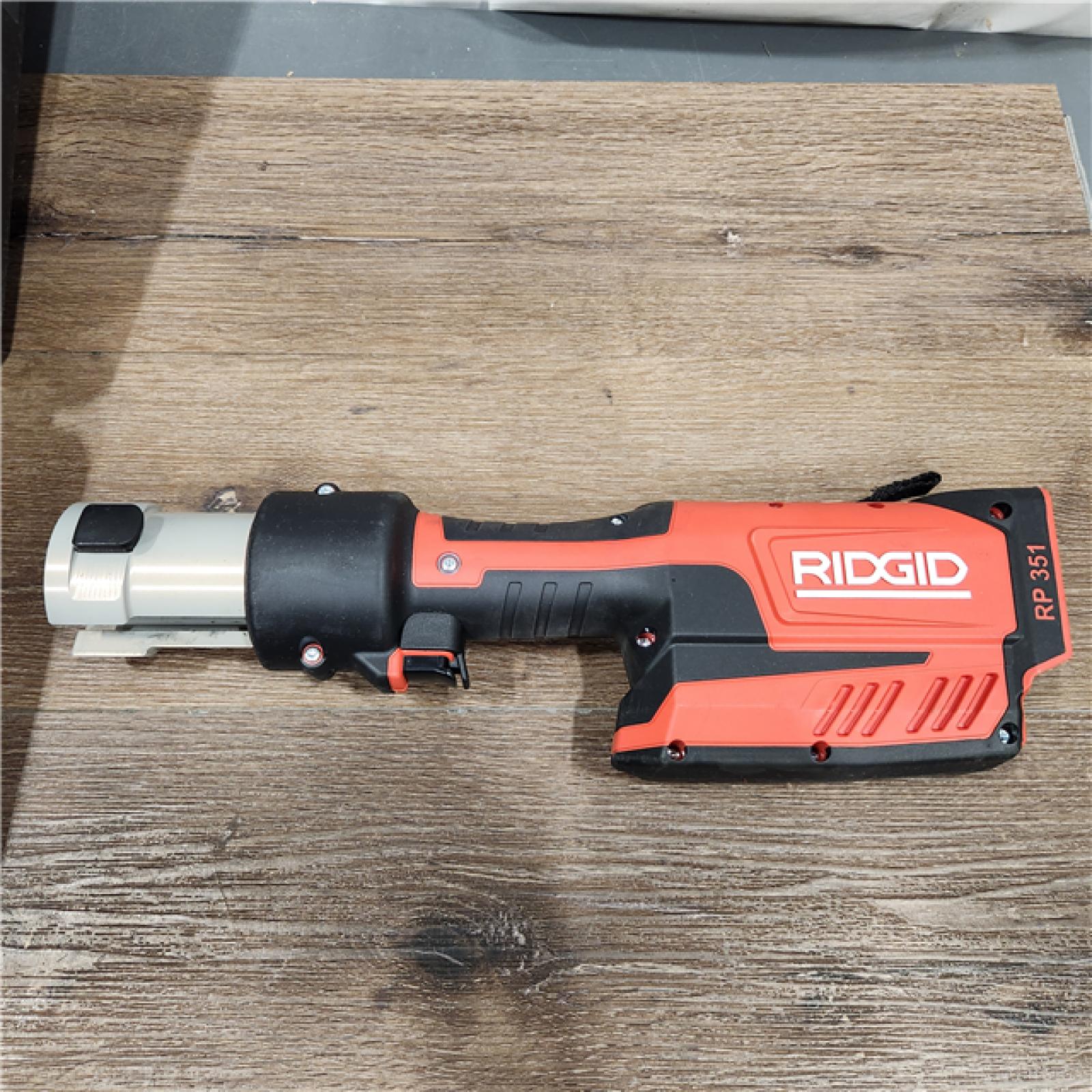 New AS-IS RIDGID RP 351 Battery Kit W/ProPress Jaws, 1/2 to 2, 18V Li-Ion