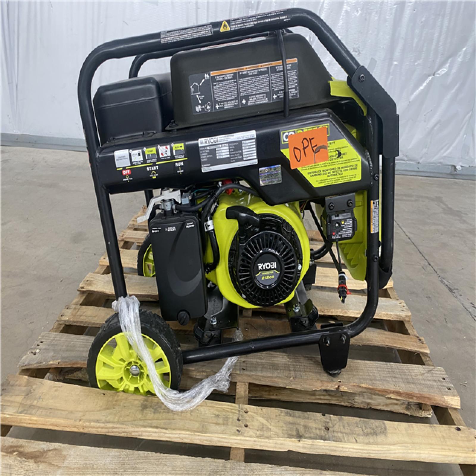 Houston Location - AS-IS Ryobi 3400-Watt Gasoline Powered Portable Generator