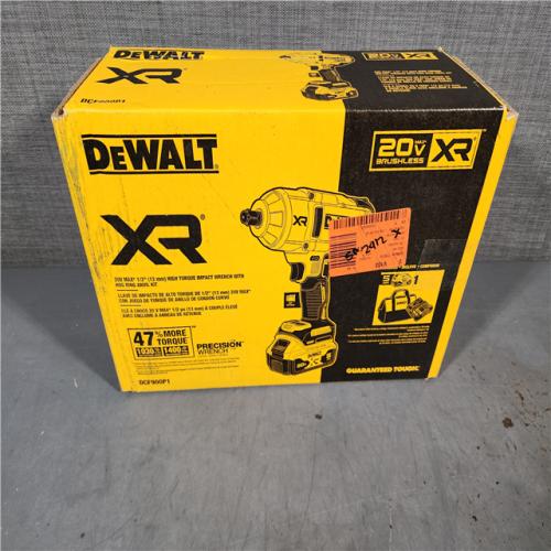 HOUSTON LOCATION - AS-IS DEWALT 20V MAX* XR 1/2  High Torque Impact Wrench with Hog Ring Anvil