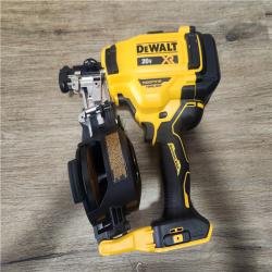 Phoenix Location Appears NEW DEWALT 20V MAX Lithium-Ion 15-Degree Electric Cordless Roofing Nailer Kit with 2.0Ah Battery Charger and Bag