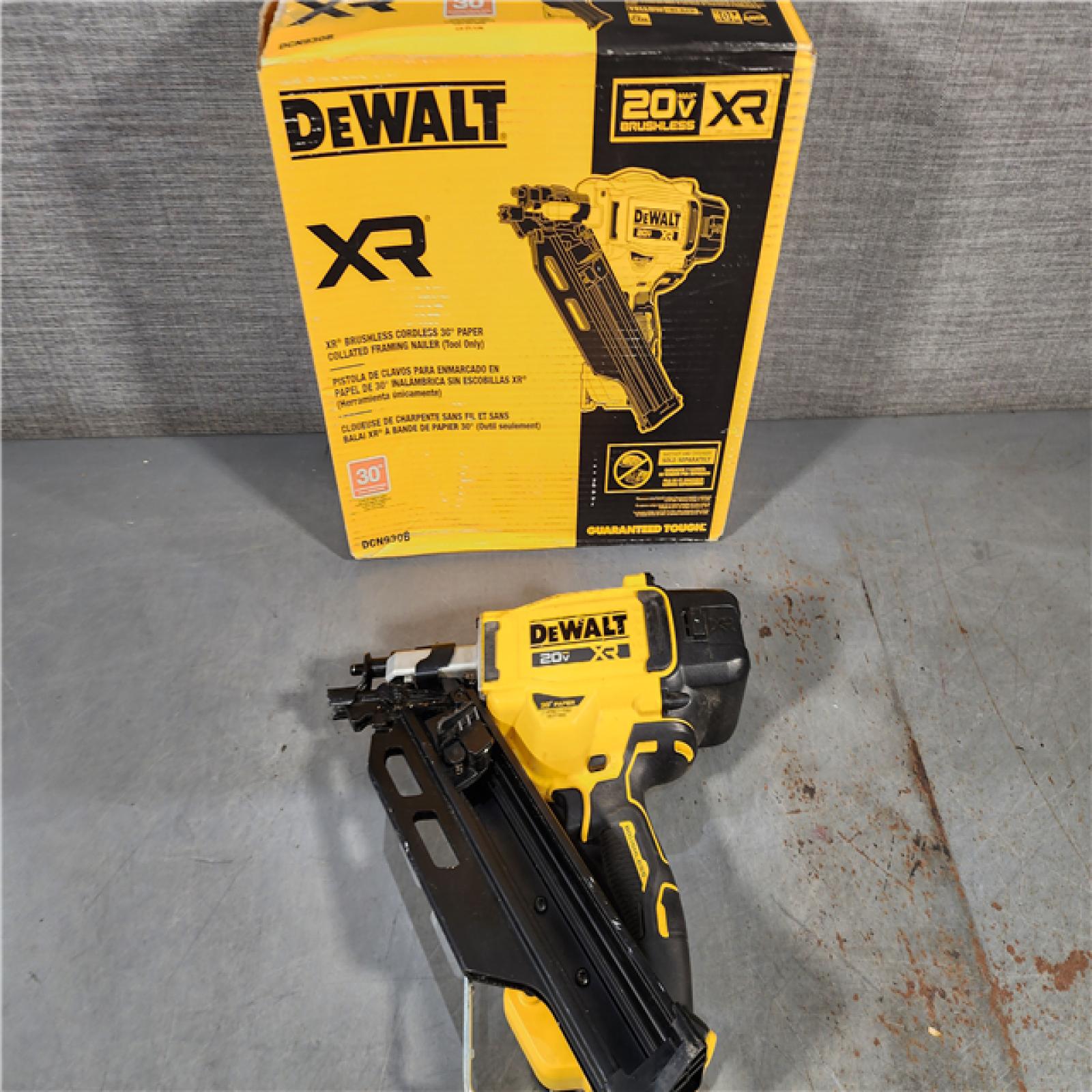 HOUSTON LOCATION - AS-IS DEWALT 20-Volt 30Â° Cordless Framing Nailer (Tool-Only)