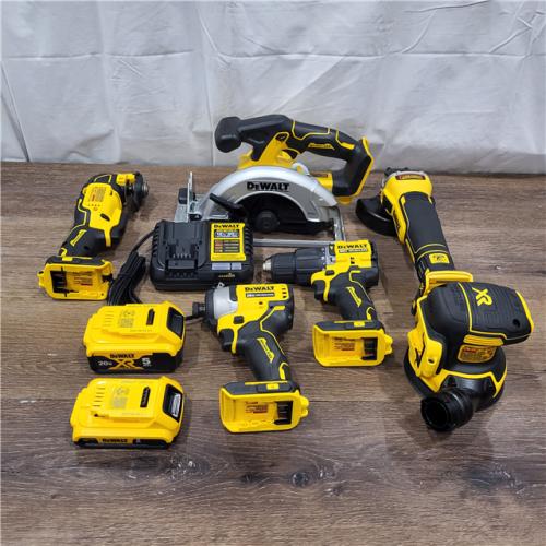 AS-IS Dewalt 20-Volt MAX ToughSystem Lithium-Ion 6-Tool Cordless Combo Kit