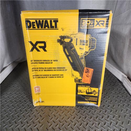 HOUSTON LOCATION - AS-IS (APPEARS LIKE NEW) 20-Volt 30° Cordless Framing Nailer Kit with 5.0 Ah Lithium-Ion Battery and Charger