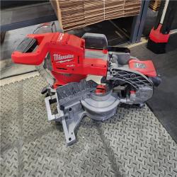 HOUSTON LOCATION - AS-IS M18 FUEL 18V 10 in. Lithium-Ion Brushless Cordless Dual Bevel Sliding Compound Miter Saw Kit with One 8.0 Ah Battery