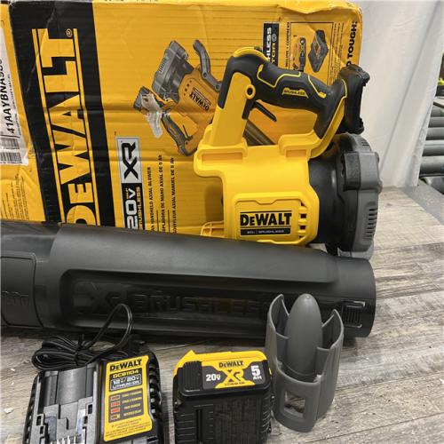 AS-IS DeWalt Brushless Cordless Battery Powered Handheld Leaf Blower KIT