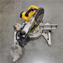 AS-IS DEWALT 15 Amp Corded 10 in. Compound Single Bevel Miter Saw