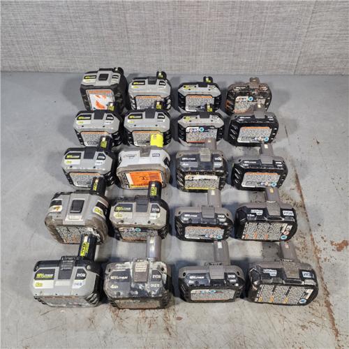 HOUSTON LOCATION - AS-IS RYOBI BATTERY PACK QTY - 20