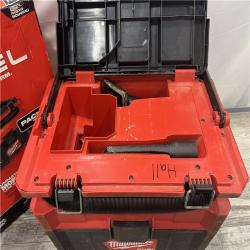 AS-IS MILWAUKEE M18 FUEL PACKOUT 18-Volt Lithium-Ion Cordless 2.5 Gal. Wet/Dry Vacuum (Vacuum-Only)