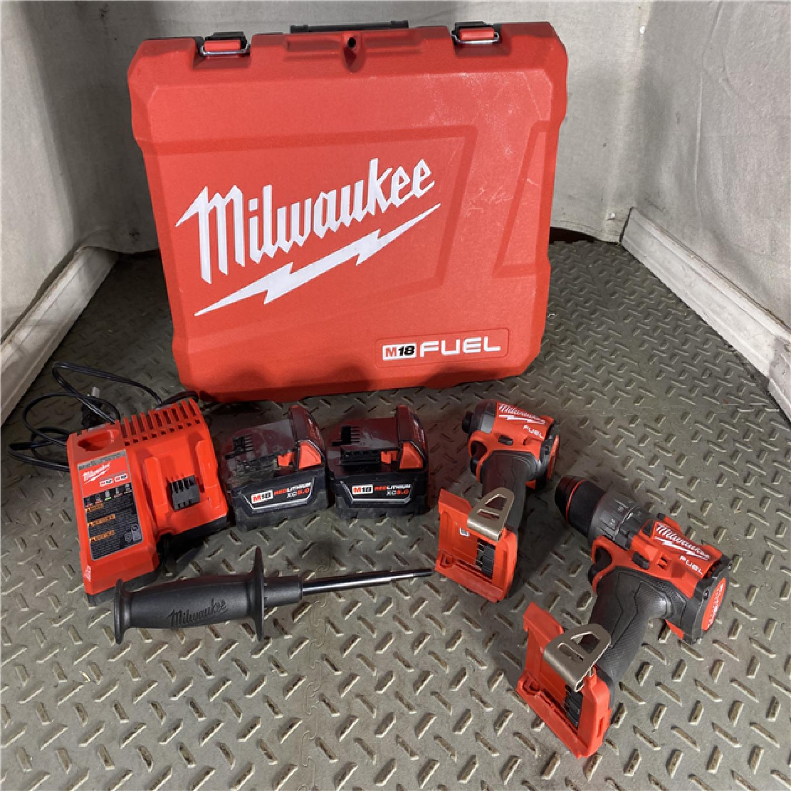 HOUSTON LOCATION - AS-IF M18 FUEL 18V Lithium-Ion Brushless Cordless Hammer Drill and Impact Driver Combo Kit (2-Tool) with 2 Batteries