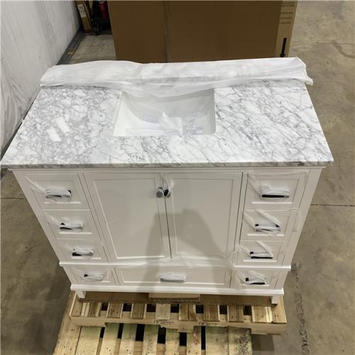 Houston Location - AS IS Merryfield 49in. Marble Vanity