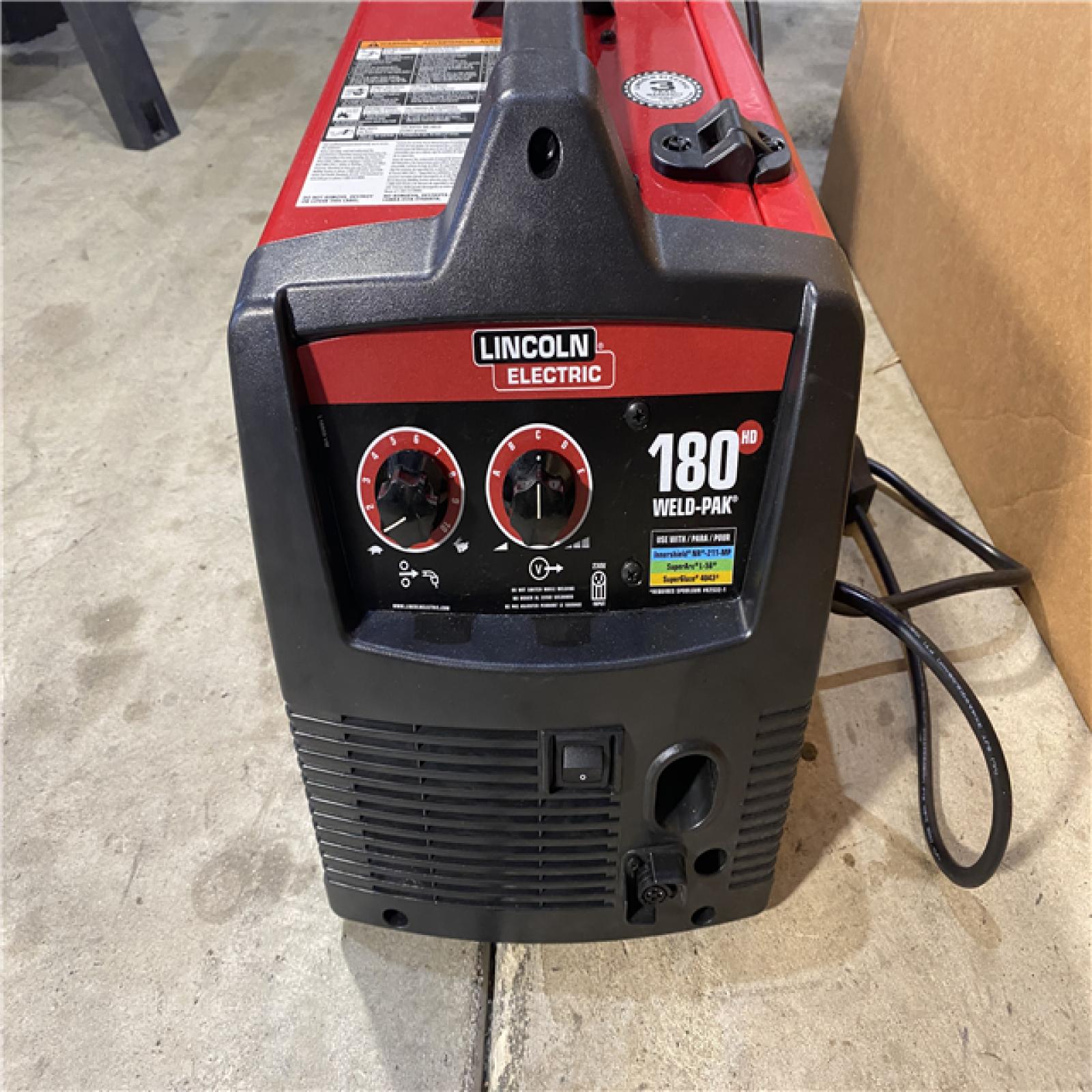 HOUSTON LOCATION - AS-IS Lincoln Electric 180 Amp Weld-Pak 180 HD