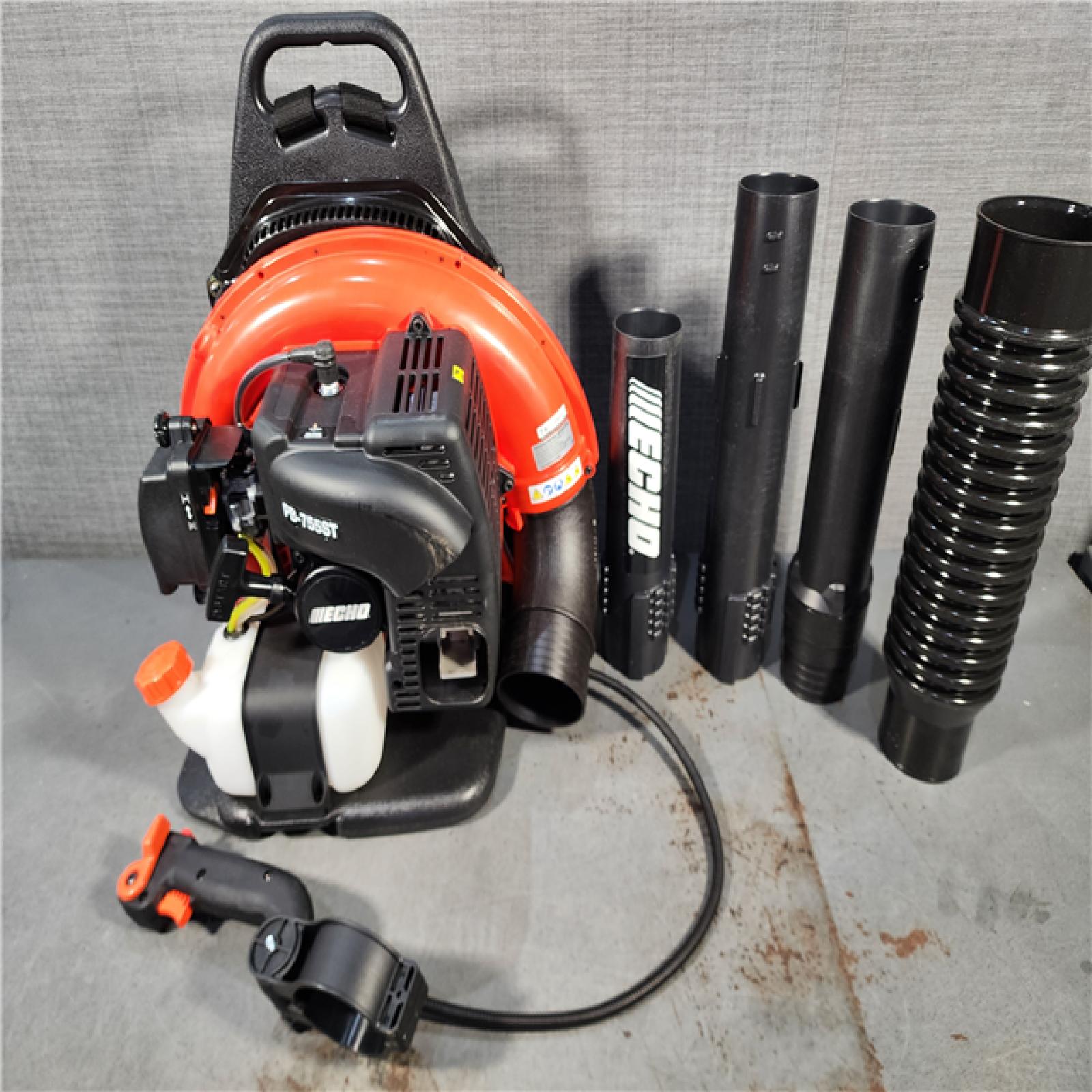 HOUSTON LOCATION - AS-IS ECHO233 MPH 651 CFM 63.3cc Gas 2-Stroke Backpack Leaf Blower with Tube Throttle