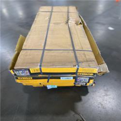 DALLAS LOCATION - DEWALT Yellow 4-Tier Steel Garage Storage Shelving Unit (77 in. W x 72 in. H x 24 in. D) PALLET - (4 UNITS)