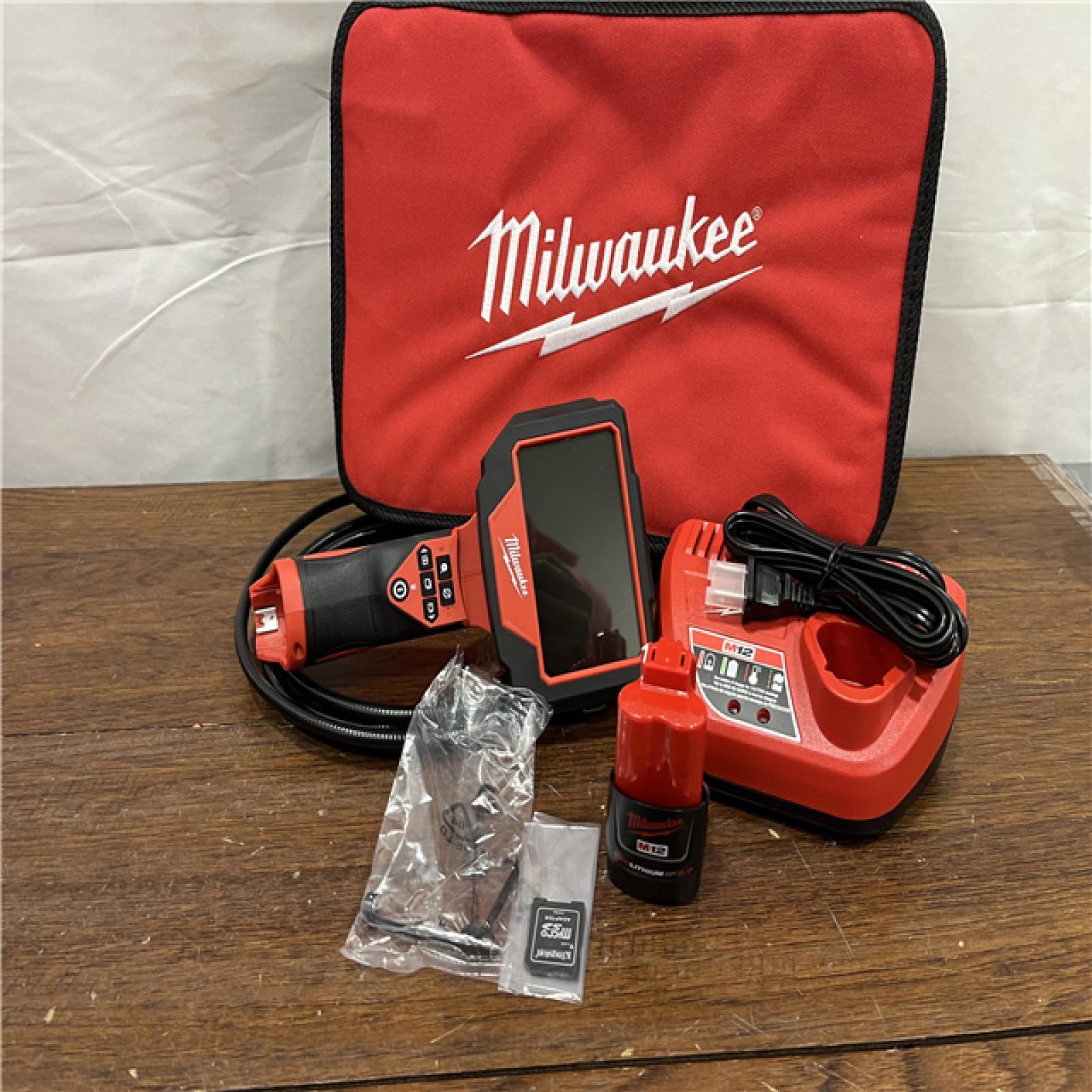 AS-IS Milwaukee 2324-21 M12 12V M-Spector 360 10' Inspection Camera Kit 2.0 Ah