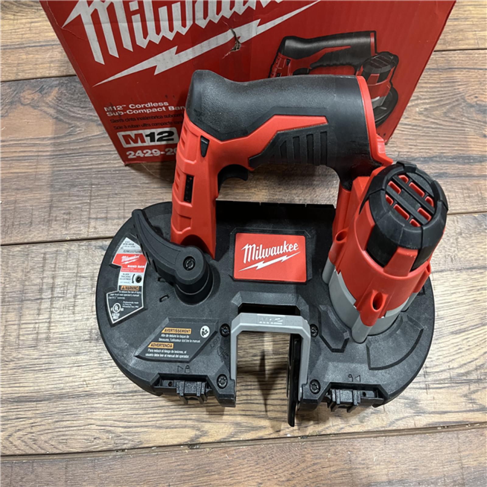 AS-IS MILWAUKEE M12 12V Lithium-Ion Cordless Sub-Compact Band Saw (Tool-Only)