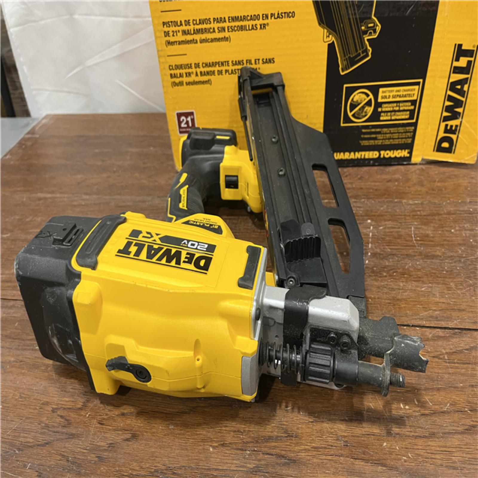 AS-ISDEWALT 20-Volt 21Â° Cordless Framing Nailer (Tool-Only)