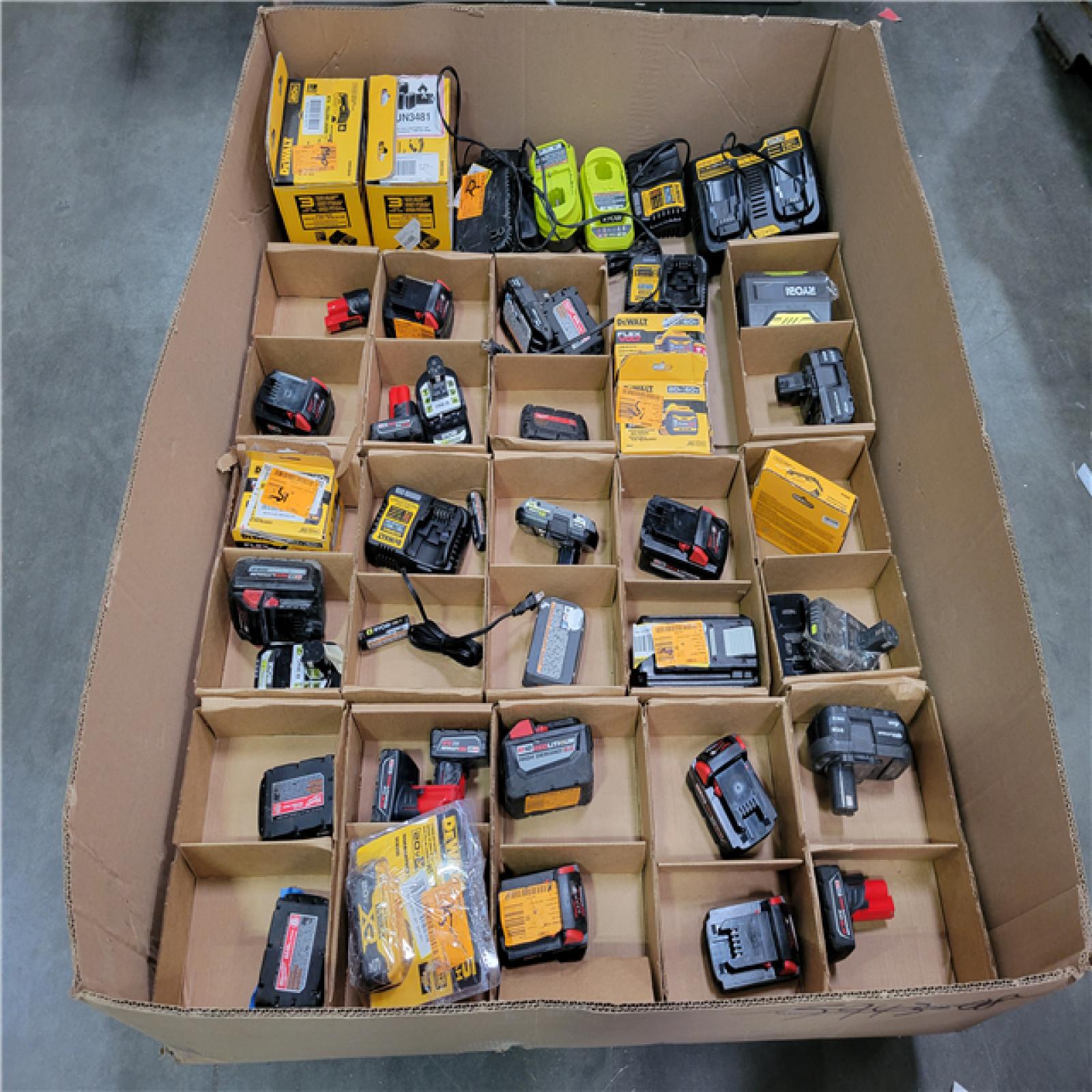 CALIFORNIA AS-IS BATTERY PALLET