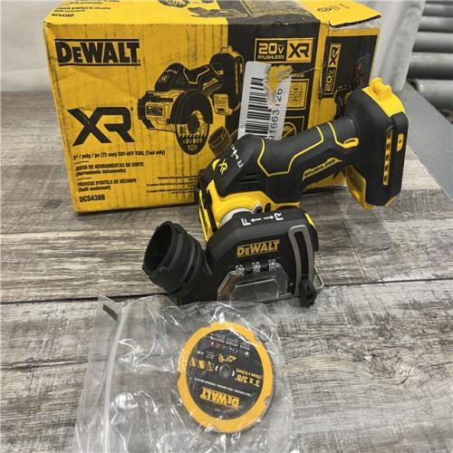 AS-IS DeWalt 20V MAX XR 3 in. Cordless Brushless Cut-Off Saw Tool Only