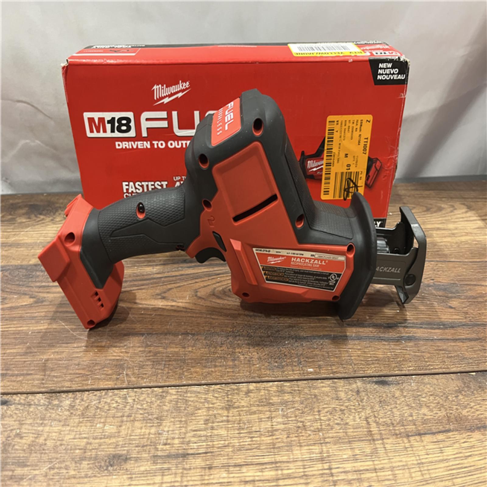 AS-IS MILWAUKEE M18 FUEL 18V Lithium-Ion Brushless Cordless HACKZALL Reciprocating Saw (Tool-Only)