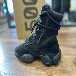 NEW!! Adidas Yeezy 500 High Tactical Boot - Black - SZ 4