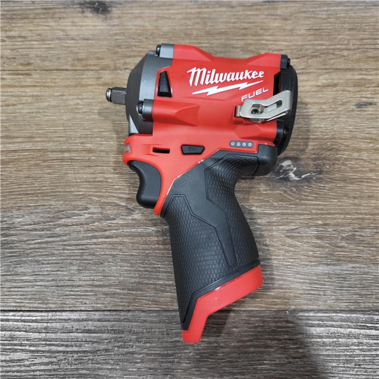 GOOD M12 FUEL 12V Lithium-Ion Brushless Cordless Stubby 3/8 in. Impact Wrench (Tool-Only)