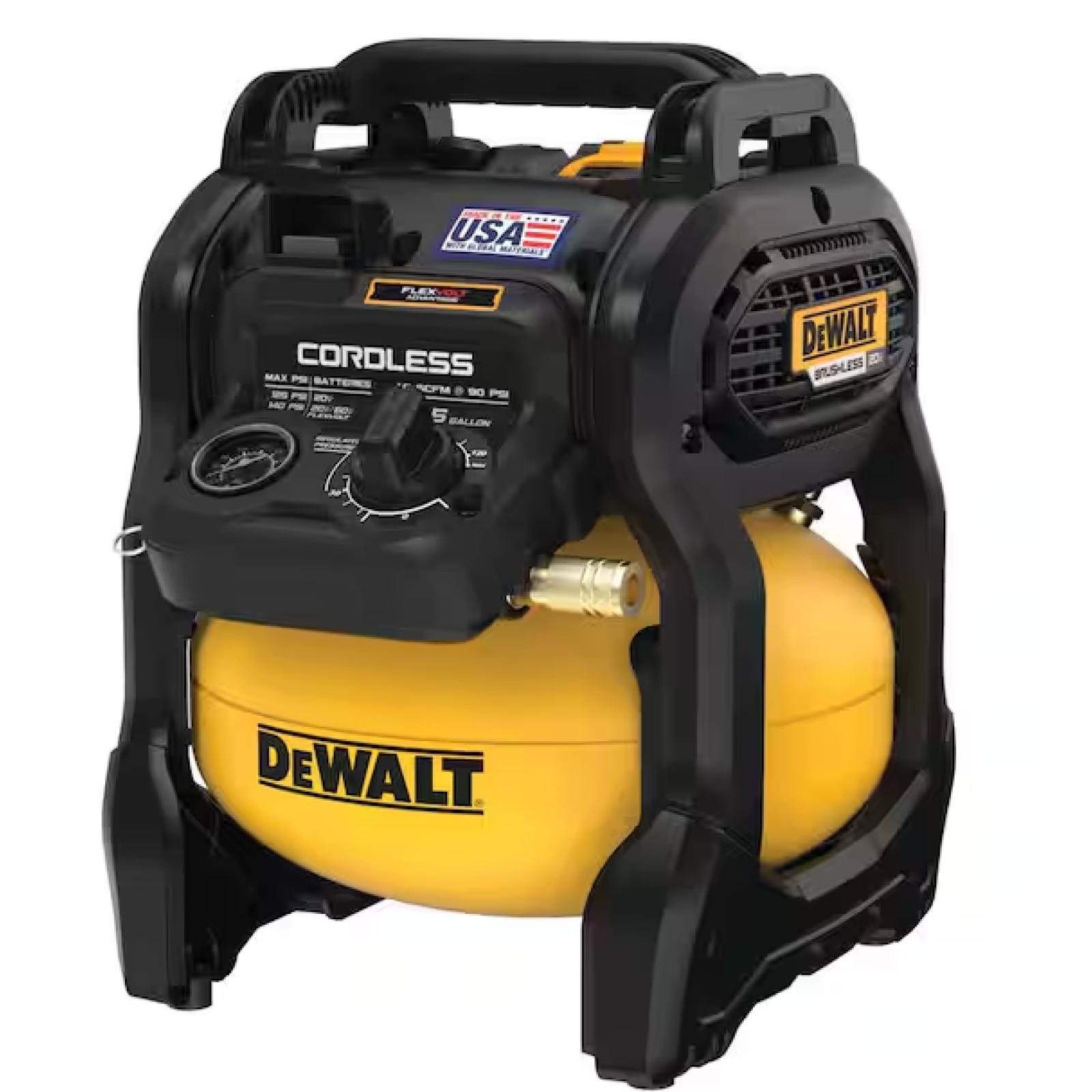 NEW! -  DEWALT 2.5 Gal. 140 psi Portable 20V Cordless Air Compressor