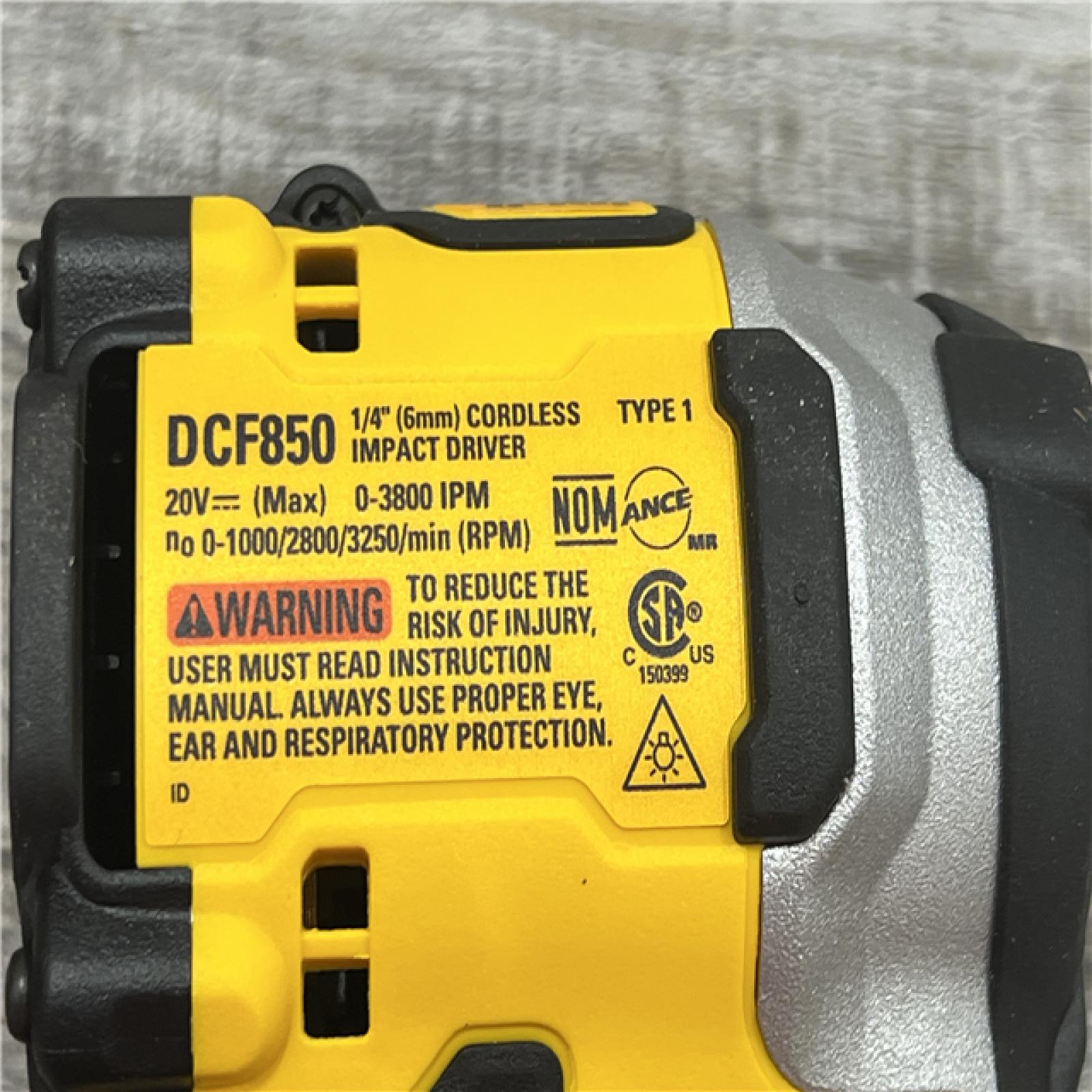 AS-IS DEWALT 20V MAX XR Hammer Drill and ATOMIC Impact Driver 2 Tool Cordless Combo Kit with (1) 4.0Ah AND (1)5.0AH  Batteries, Charger, and Bag