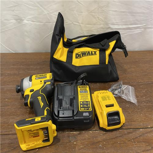 AS-ISDEWALT ATOMIC 20V MAX* Brushless Cordless Compact 1/4 in. Impact Driver Kit