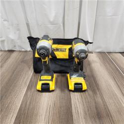 AS IS DEWALT ATOMIC 20-Volt MAX Lithium-Ion Cordless Combo Kit (2-Tool) with (2) 2.0Ah Batteries, Charger and Bag