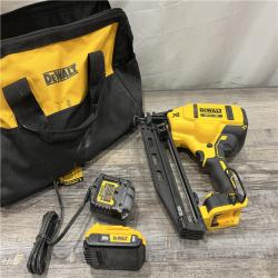 AS-IS DeWalt DCN660D1 20V 16 Gauge Cordless Angled Finish Nailer Kit W/ 2Ah Battery