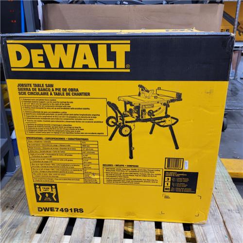 AS-IS DEWALT 10 in. 15 Amp 120V Site-Pro Compact Jobsite Table Saw