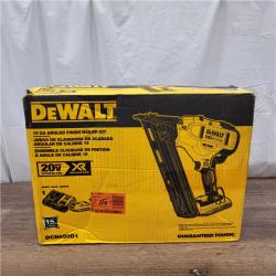 AS-IS DEWALT 20V MAX XR 15 Ga. Cordless 34 Deg Nailer 20 V