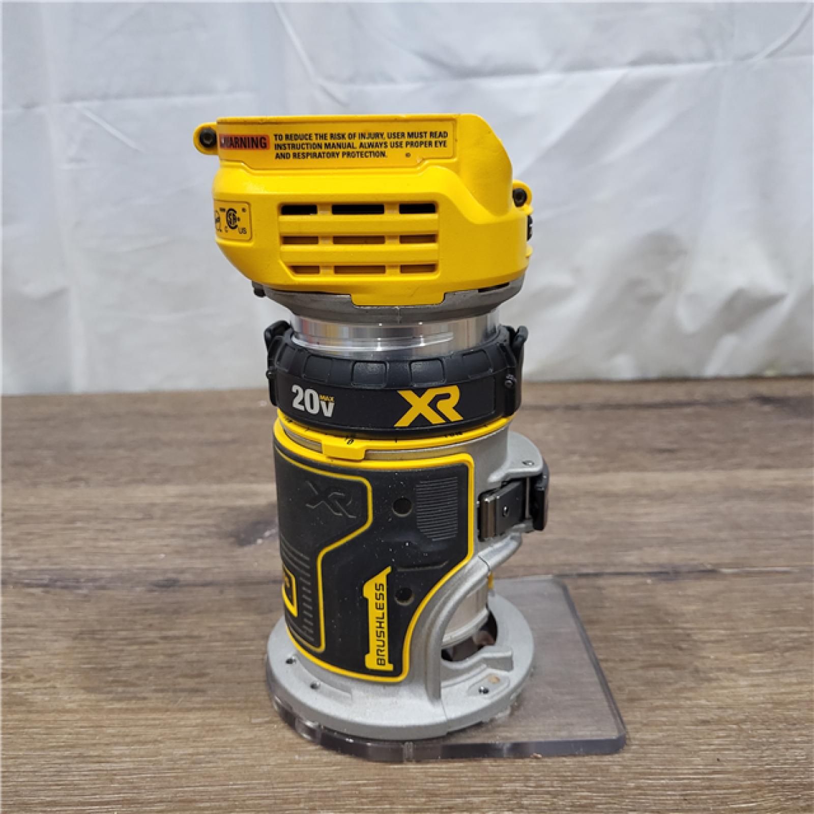 AS-IS Dewalt 20V MAX XR Brushless Cordless Compact Router (Tool Only)