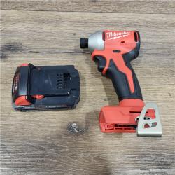 AS-IS Milwaukee M18 Compact Brushless 1/4  Hex Impact Driver Kit