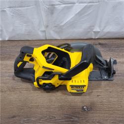 AS-IS DEWALT FLEXVOLT 60V MAX Cordless Brushless 7-1/4 in. Wormdrive Style Circular Saw (Tool Only)