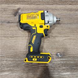 AS-IS DeWalt 20V MAX 1/2 in. Cordless Brushless Mid-Range Impact Wrench (Tool Only)