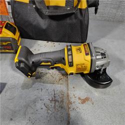 HOUSTON LOCATION - AS-IS (APPEARS LIKE NEW) DeWalt Flexvolt 60V Max Cordless Grinder  4.5 in; 6 in  Kit  1 KT (115-DCG418X2)