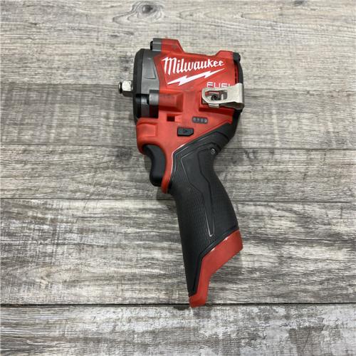 AS-IS Milwaukee M12 FUEL M12 3/8 in. Cordless Brushless High Torque Impact Wrench Tool Only