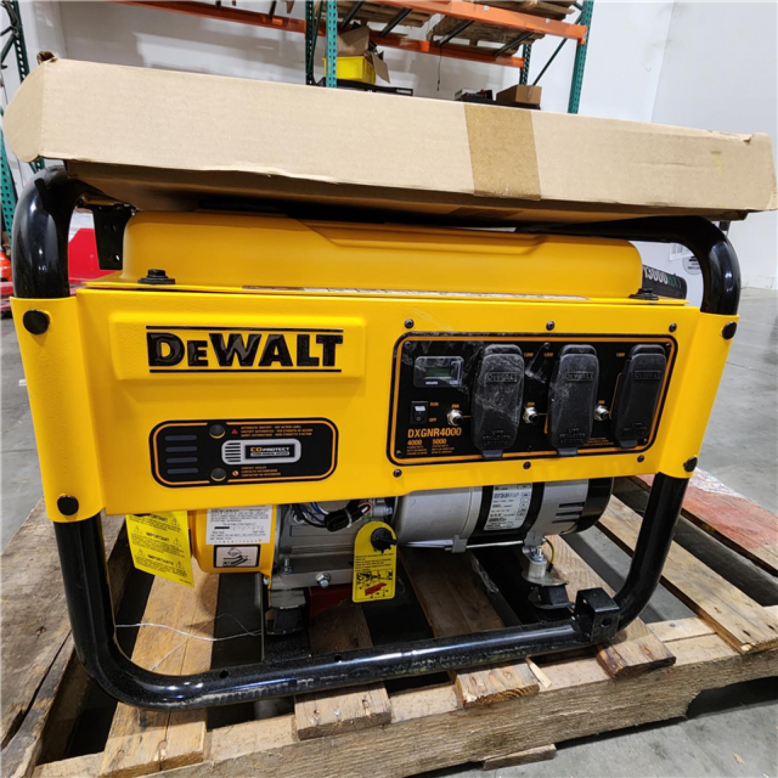 Dallas Location - As-Is Dewalt DXGNR4000 4000 Watt Portable Gas Generator