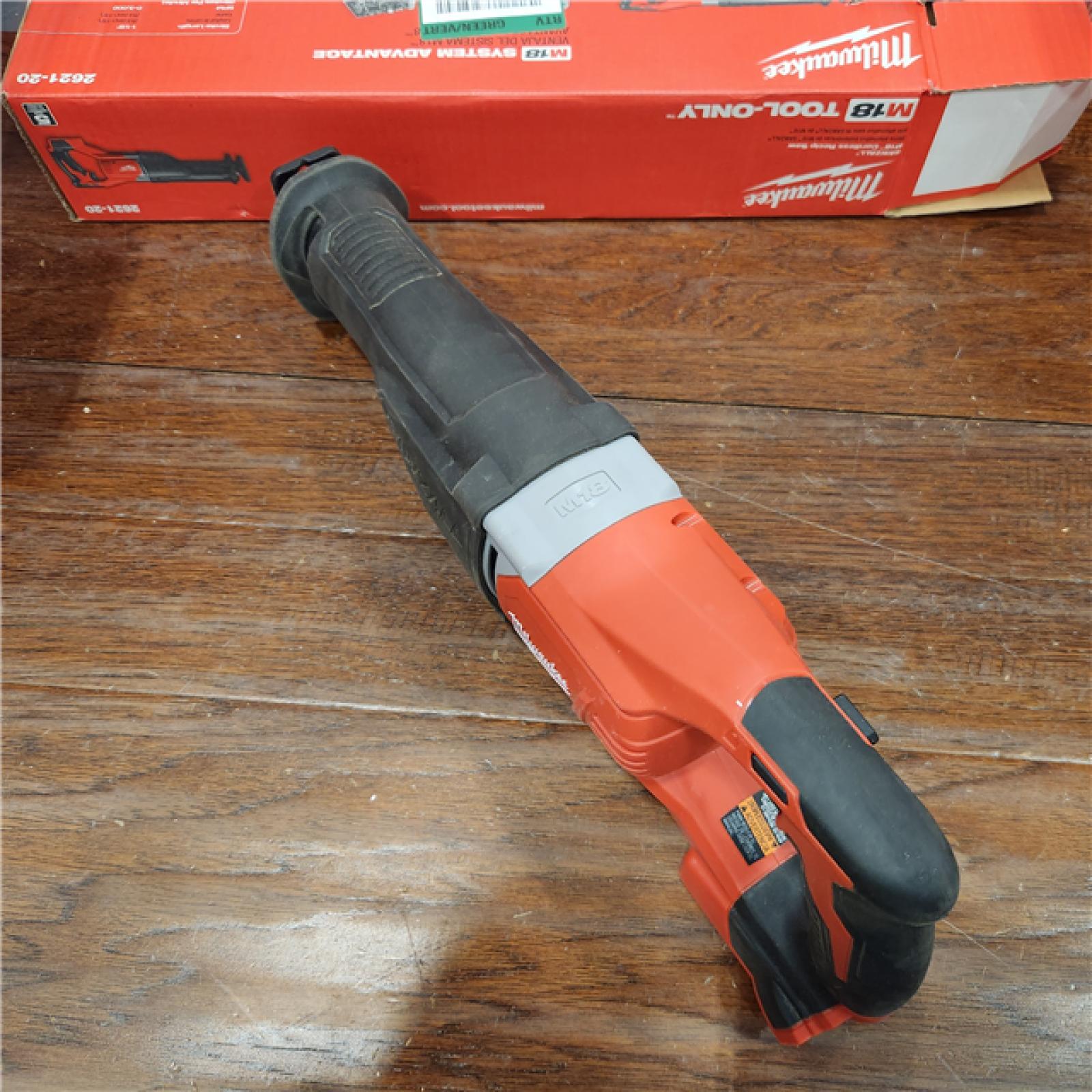 AS-IS Milwaukee  M18 SAWZALL Lithium-Ion Cordless Reciprocating Saw (Tool Only)