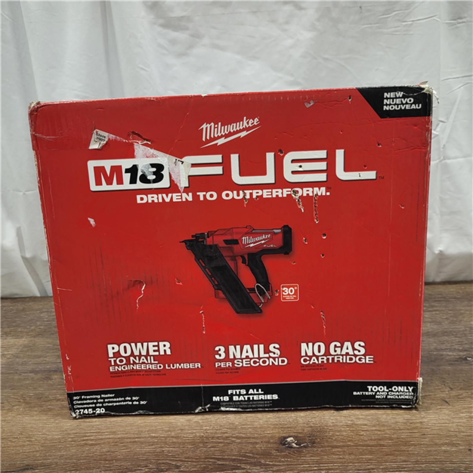 AS-IS M18 FUEL 3-1/2 in. 18-Volt 30-Degree Lithium-Ion Brushless Cordless Framing Nailer (Tool-Only)