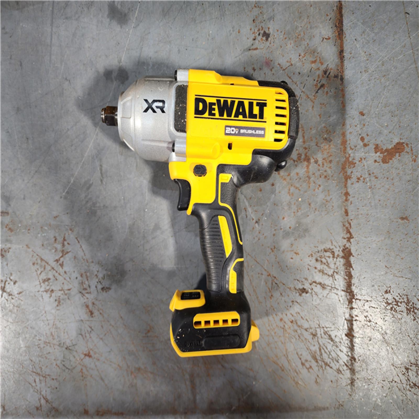 HOUSTON LOCATION - AS-IS DEWALT 20V MAX* XR 1/2  High Torque Impact Wrench with Hog Ring Anvil