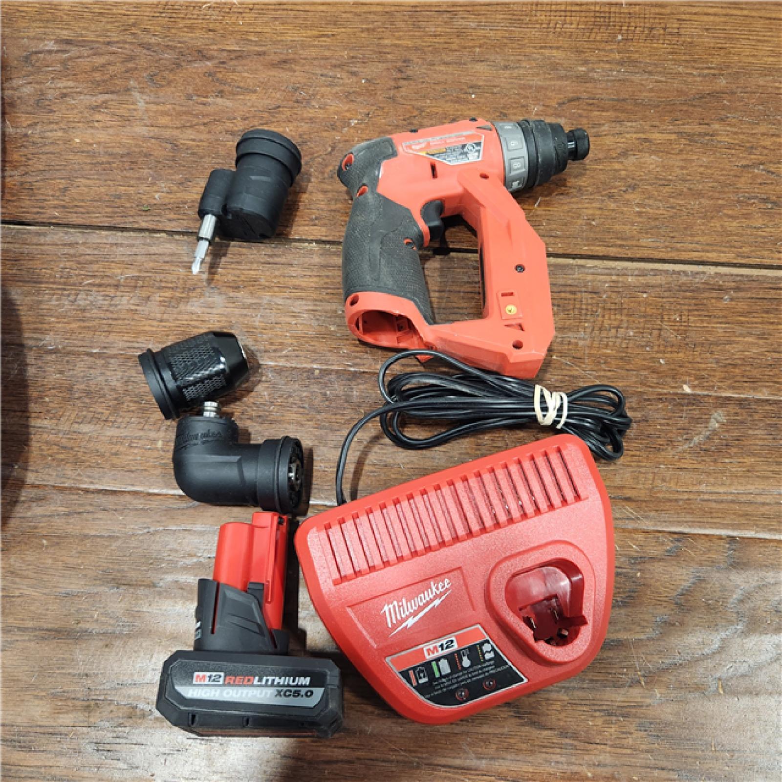 AS-IS Milwaukee 2505-20 M12 12V Fuel 4-in-1 Installation Drill/Driver Cordless Lithium-Ion